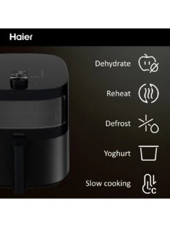 Haier HAF5TW Air Fryer 9 Haier HAF5TW Air Fryer -Appliance Pro VR7SS SQ4 0000000004 BLACK SLd2