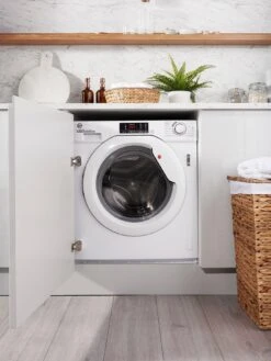 Hoover H-Wash 300 HBWS 49D1W4-80 Integrated 9kg Load, 1400 Spin Washing Machine -Appliance Pro VRFWV SQ6 0000000088 NO COLOR SLd4