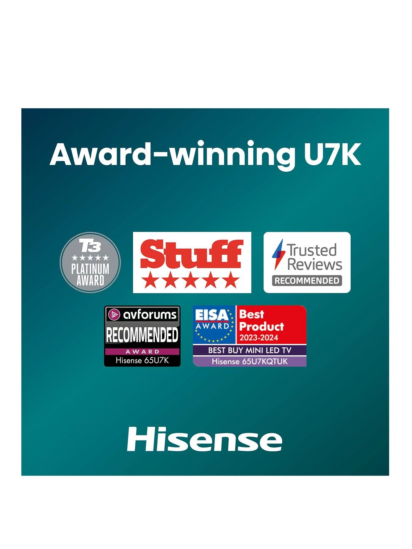 Hisense Hisense 100U7KQTUK U7K 100" Mini LED UHD Smart 4K TV 4 Hisense Hisense 100U7KQTUK U7K 100" Mini LED UHD Smart 4K TV - Image 2