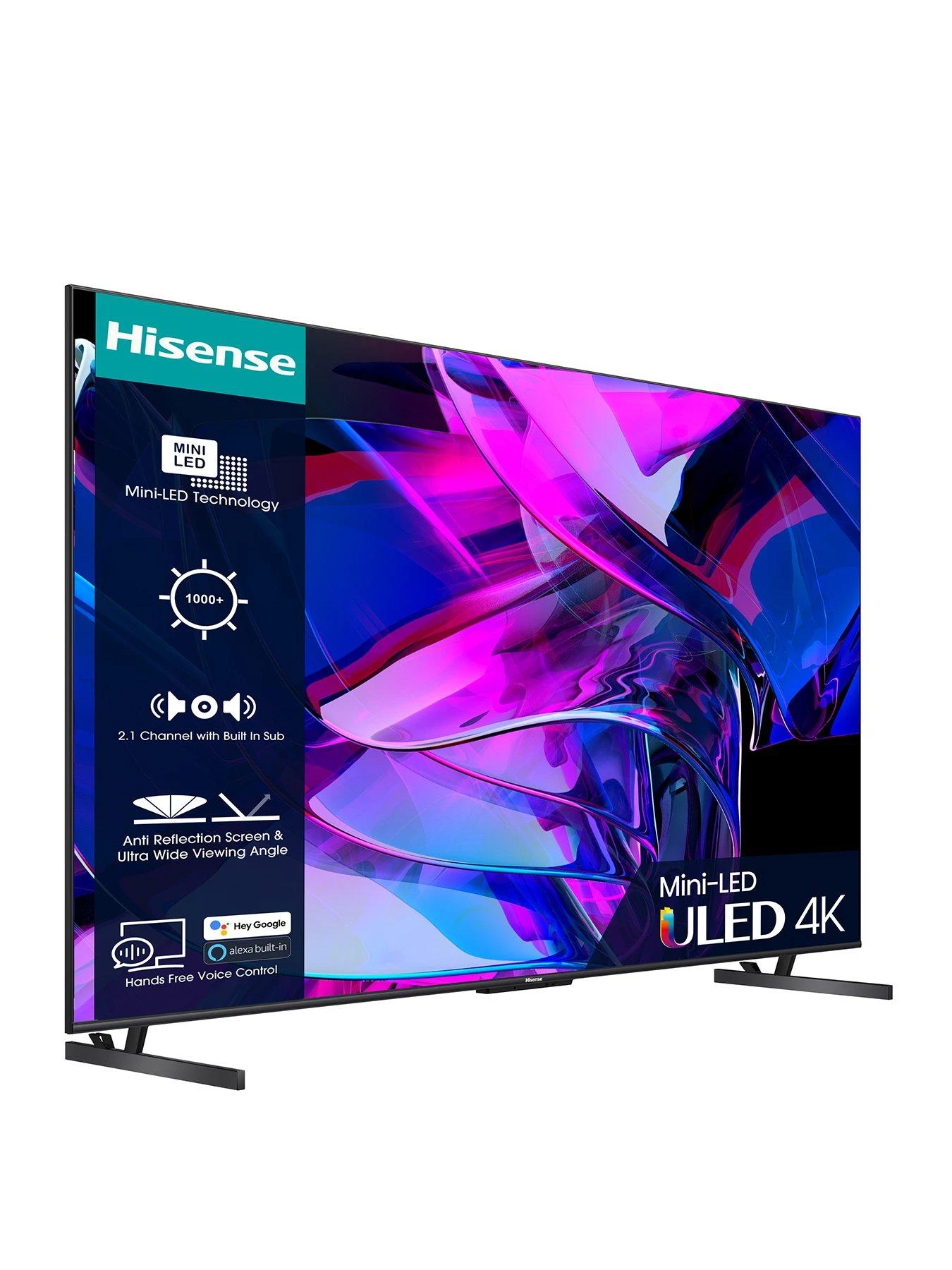 Hisense Hisense 100U7KQTUK U7K 100" Mini LED UHD Smart 4K TV 5 Hisense Hisense 100U7KQTUK U7K 100" Mini LED UHD Smart 4K TV - Image 3