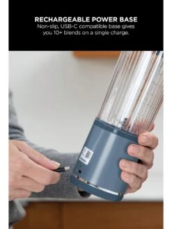 NINJA Blast Cordless Portable Blender - Denim Blue [BC151UKNV] -Appliance Pro VRM0Q SQ4 0000000099 N A SLd2